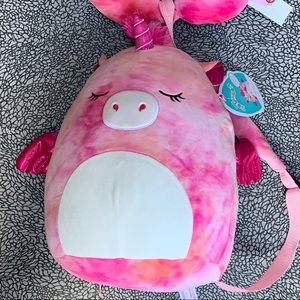 Henly💗 Squishmallow backpack and neck pillow combo